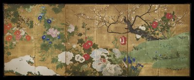 Flowers of the Four Seasons by Saito Ippo